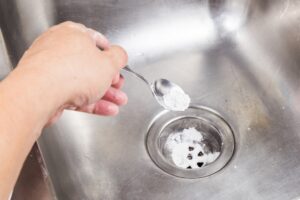 How to clean a smelly drain Baking Soda and Vinegar Treatment